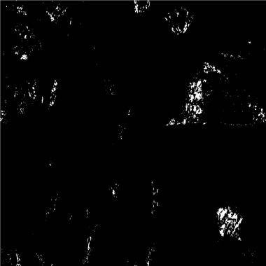 Grunge üst üste biniyor. Soyut siyah-beyaz vektör arkaplanı. Çatlak, leke ve noktalarda kirli desenli tek renkli klasik yüzey. Karanlık korku tarzında eski bir duvar.