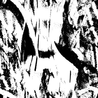 Grunge üst üste biniyor. Soyut siyah-beyaz vektör arkaplanı. Çatlak, leke ve noktalarda kirli desenli tek renkli klasik yüzey. Karanlık korku tarzında eski bir duvar.