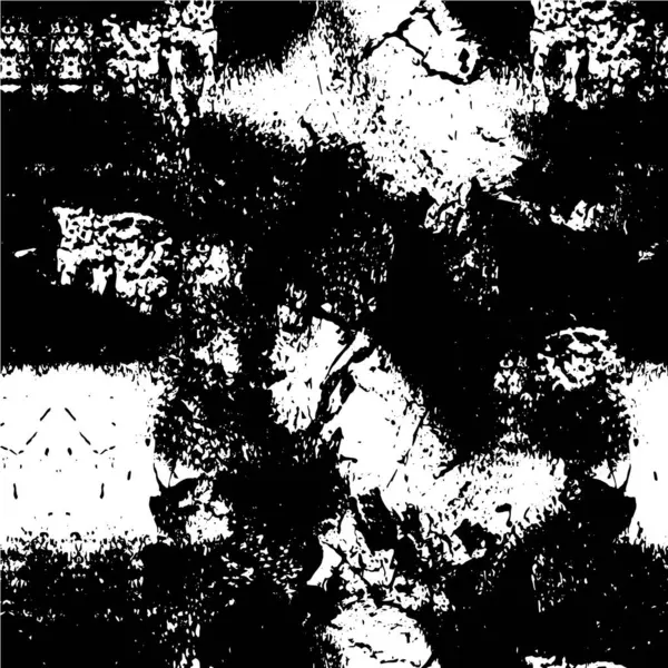 Абстрактный Текстурированный Фон Включая Черно Белые Цвета — стоковый вектор