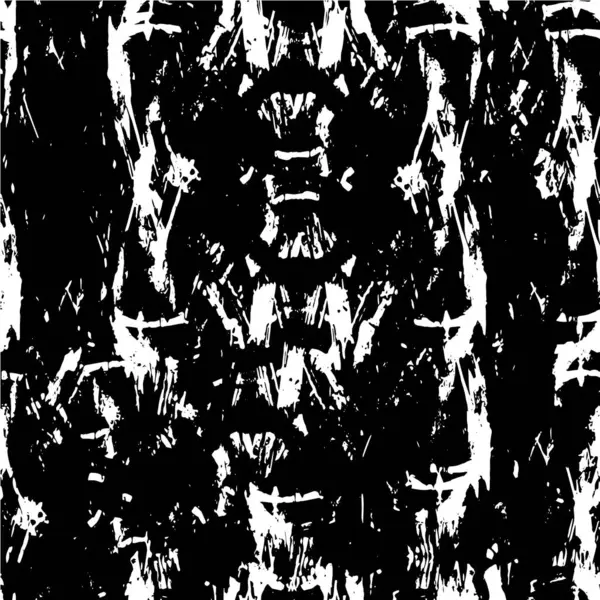 黒と白を含む抽象的なテクスチャされた背景 — ストックベクタ