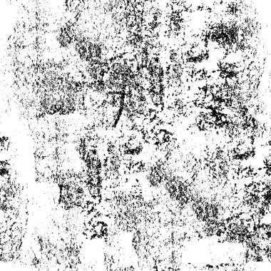 Çizik ve çiziklerle dolu siyah beyaz bir arka plan. soyut vektör illüstrasyonu