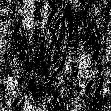 Grunge üst üste biniyor. Soyut siyah-beyaz vektör arkaplanı. Çatlak, leke ve noktalarda kirli desenli tek renkli klasik yüzey. Karanlık korku tarzında eski bir duvar.