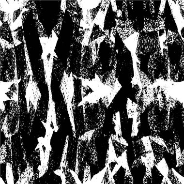 Grunge üst üste biniyor. Soyut siyah-beyaz vektör arkaplanı. Çatlak, leke ve noktalarda kirli desenli tek renkli klasik yüzey. Karanlık korku tarzında eski bir duvar.