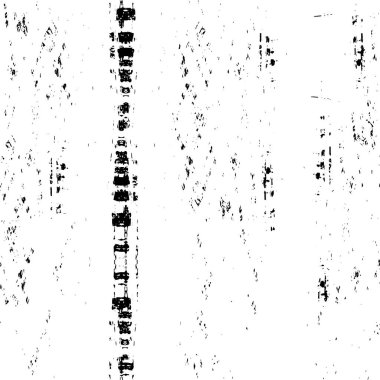 Grunge üst üste biniyor. Soyut siyah-beyaz vektör arkaplanı. Çatlak, leke ve noktalarda kirli desenli tek renkli klasik yüzey. Karanlık korku tarzında eski bir duvar.