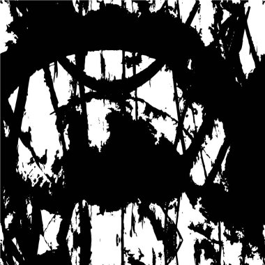 Soyut grunge arkaplanı. Monokrom dokusu. Siyah ve beyaz desenli arkaplan