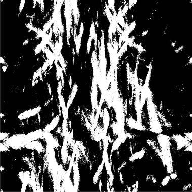 Soyut kaba vuruşlarla grafiksel monokrom arkaplanı