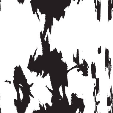 Soyut monokrom desenli arka plan, sıkıntılı fırça darbeleri