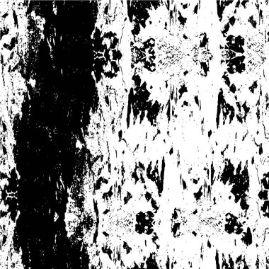 Soyut monokrom desenli arka plan, sıkıntılı fırça darbeleri