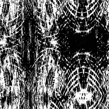 Soyut grunge arkaplanı. Monokrom dokusu. Siyah ve beyaz desenli arkaplan