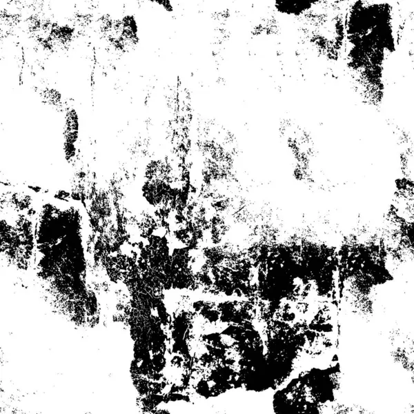 Verstörter Hintergrund Mit Schwarz Weißer Textur Mit Kratzern Und Linien — Stockvektor