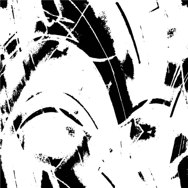 Fond Abstrait Avec Texture Noire Blanche Affligée — Image vectorielle