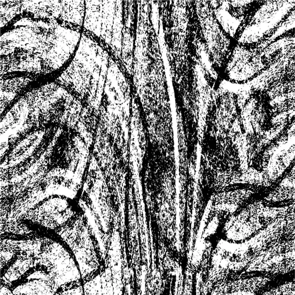 Fond Monochrome Perturbé Avec Texture Grunge Abstraite — Image vectorielle