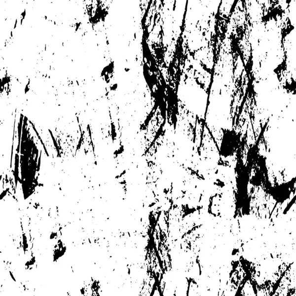 Monochrome Achtergrond Met Abstracte Grunge Penseelstreken — Stockvector