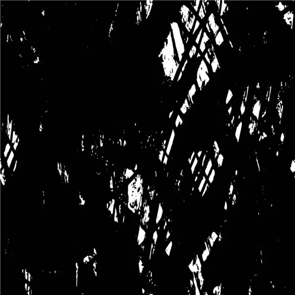 抽象的なグラウンジブラシストロークのモノクロ背景 — ストックベクタ