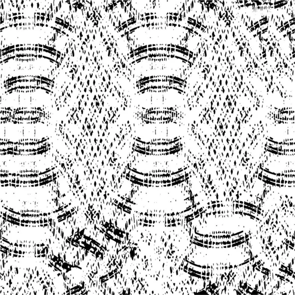 Grunge Fond Monochrome Avec Traits Abstraits Pinceau Détresse — Image vectorielle