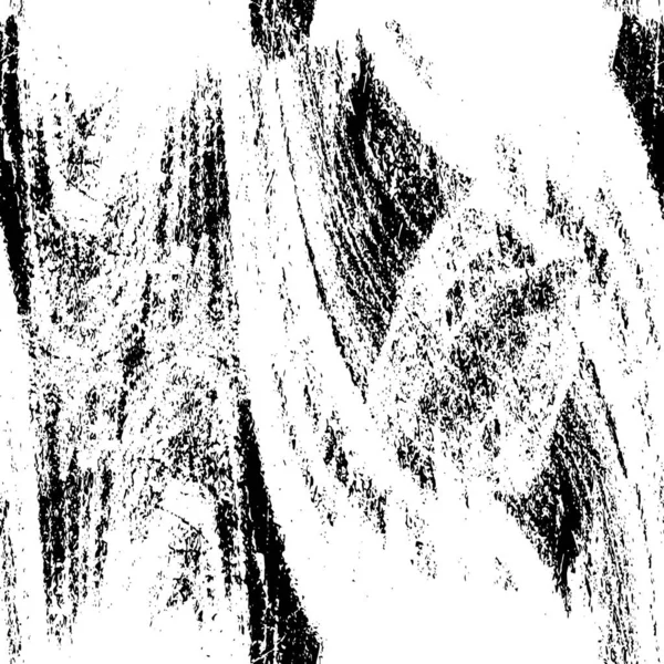 Fond Texturé Monochrome Abstrait Coups Pinceau Détresse — Image vectorielle