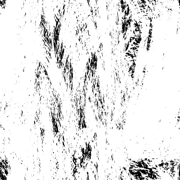Soyut Monokrom Desenli Arka Plan Sıkıntılı Fırça Darbeleri — Stok Vektör