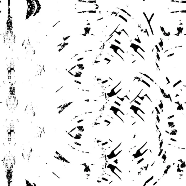 Fondo Texturizado Blanco Negro Desordenado Abstracto Pinceladas Angustiadas — Archivo Imágenes Vectoriales
