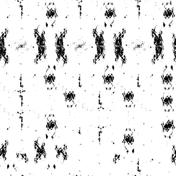 Абстрактный Черно Белый Векторный Текстурированный Фон Мазками Кисти — стоковый вектор