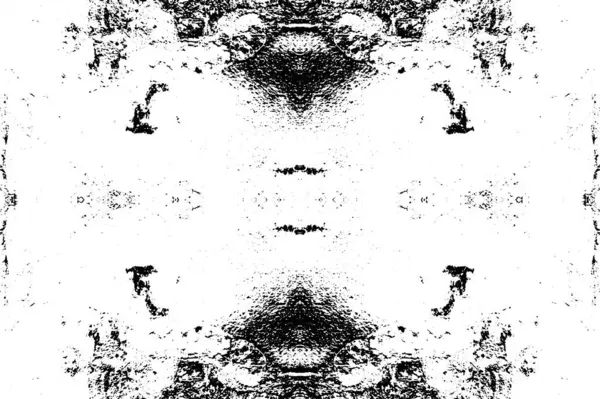 Soyut grunge siyah beyaz mürekkep vektörü desenli arkaplan