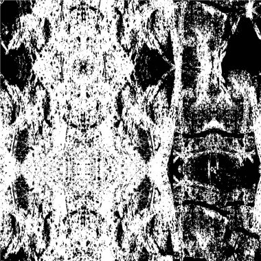 Soyut grunge arkaplanı. Monokrom dokusu. Siyah ve beyaz desenli arkaplan