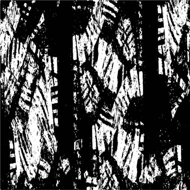 Soyut grunge arkaplanı. Monokrom dokusu. Siyah ve beyaz desenli arkaplan