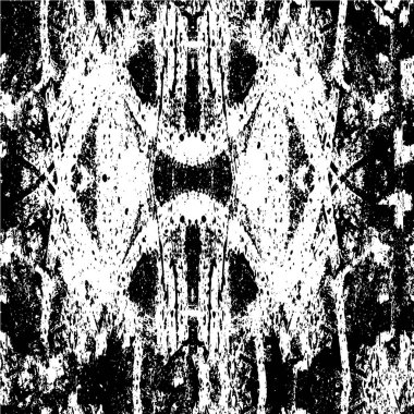 Soyut grunge arkaplanı. Monokrom dokusu. Siyah ve beyaz desenli arkaplan