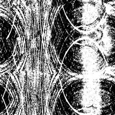 Vektör çizimi. Soyut grunge siyah beyaz arkaplan. 