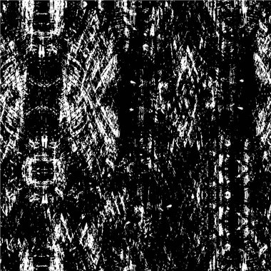 Vektör çizimi. Soyut grunge siyah beyaz arkaplan. 