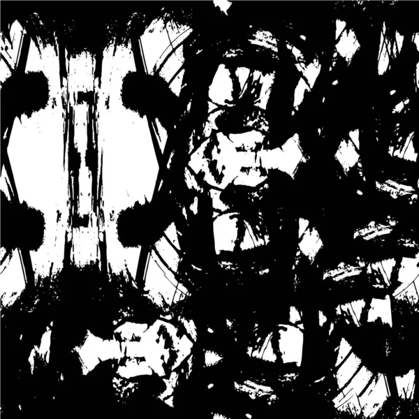 Abstrakcyjne Czarno Białe Tło Tekstura Monochromatyczna — Wektor stockowy