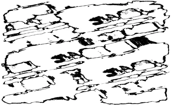 Fond Abstrait Noir Blanc Texture Monochrome — Image vectorielle