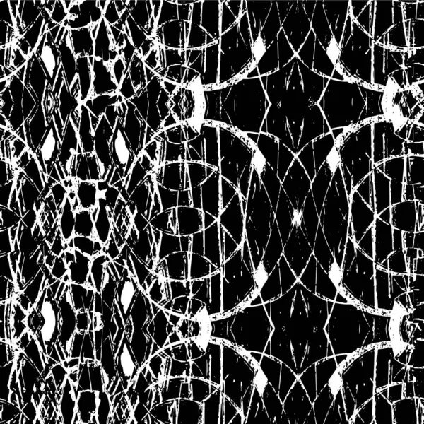 Texture Détresse Grunge Noir Blanc Fond Abstrait — Image vectorielle