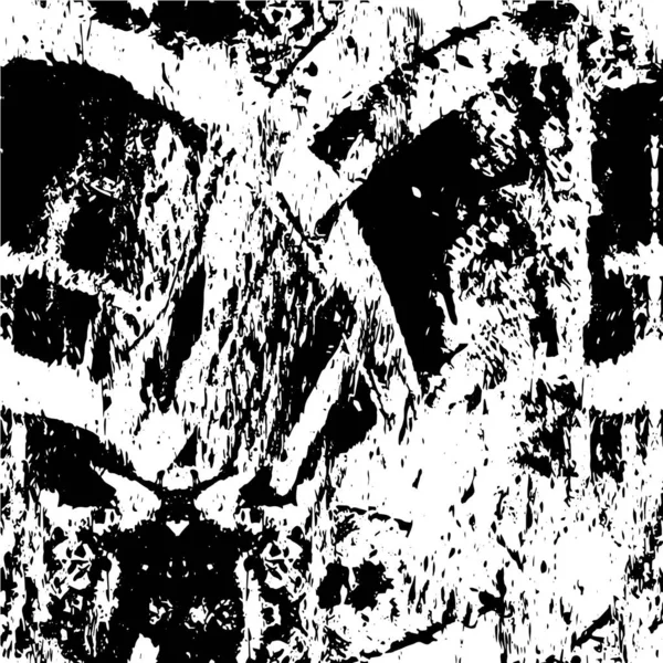 Grunge Textura Angustia Blanco Negro Fondo Abstracto — Archivo Imágenes Vectoriales