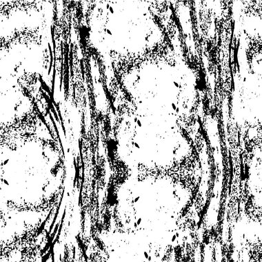 Çizik ve çiziklerle dolu siyah beyaz bir arka plan. Soyut vektör illüstrasyonu.                