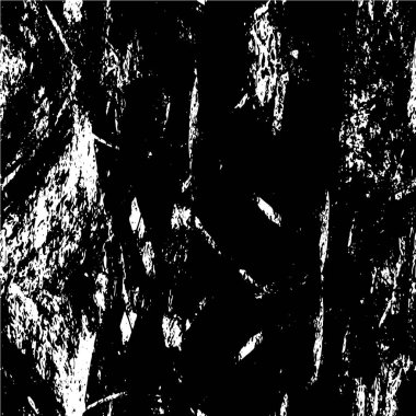 Çizik ve çiziklerle dolu siyah beyaz bir arka plan. Soyut vektör illüstrasyonu.                