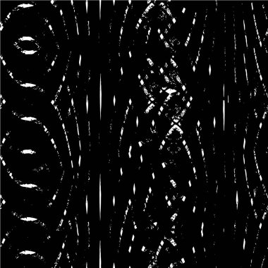 Çizik ve çiziklerle dolu siyah beyaz bir arka plan. Soyut vektör illüstrasyonu.                