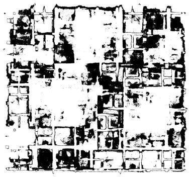 soyut siyah ve beyaz grunge şablonu, vektör illüstrasyonu