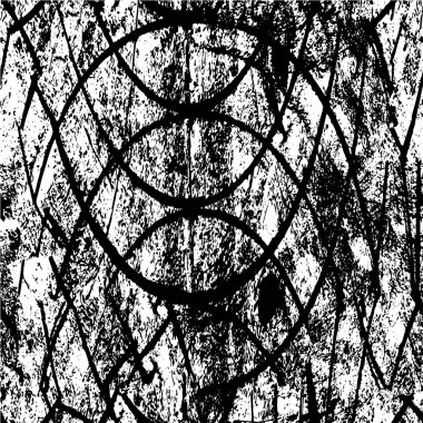 soyut siyah ve beyaz grunge şablonu, vektör illüstrasyonu