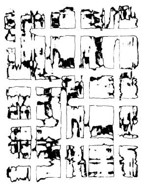 soyut siyah ve beyaz grunge şablonu, vektör illüstrasyonu