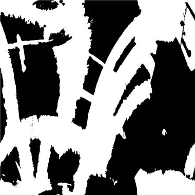 soyut siyah ve beyaz grunge şablonu, vektör illüstrasyonu