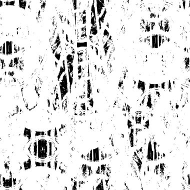 monokrom soyut yaratıcı benzersiz illüstrasyon