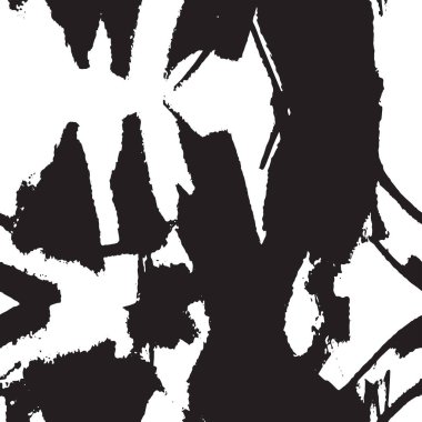 siyah ve beyaz soyut yaratıcı anlamlı illüstrasyon