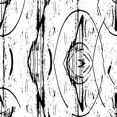 siyah ve beyaz soyut yaratıcı anlamlı illüstrasyon