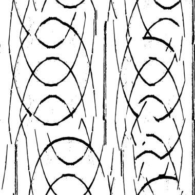 siyah ve beyaz soyut yaratıcı anlamlı illüstrasyon