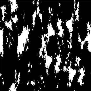 Çizik ve çiziklerle dolu siyah beyaz bir arka plan. Soyut vektör illüstrasyonu.                