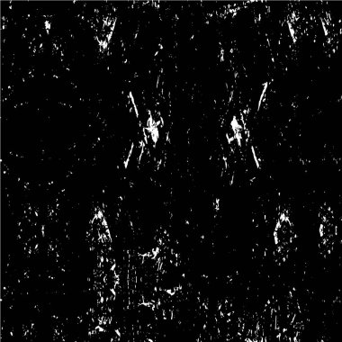 Çizik ve çiziklerle dolu siyah beyaz bir arka plan. Soyut vektör illüstrasyonu.                