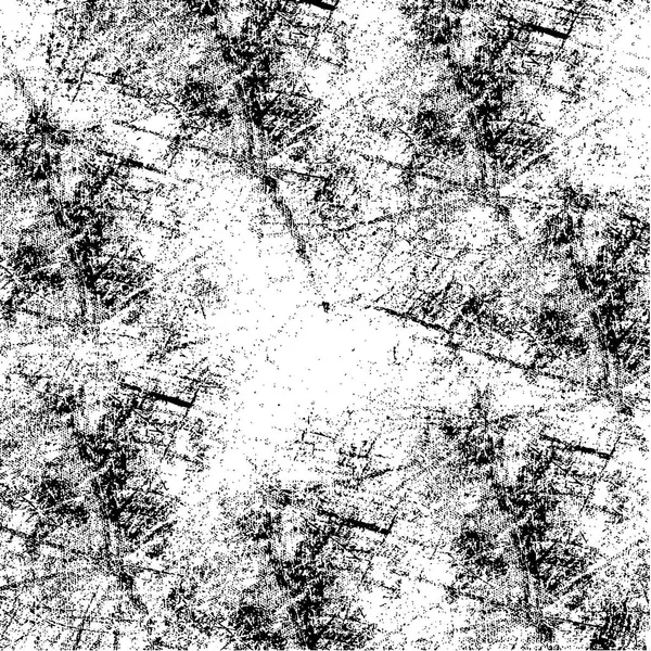 Abstracte Zwart Witte Textuur Met Krassen — Stockvector