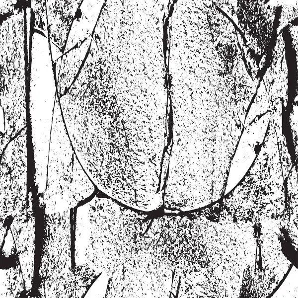 Черный Белый Текстурированный Фон Абстрактный Фон Монохромная Текстура — стоковый вектор