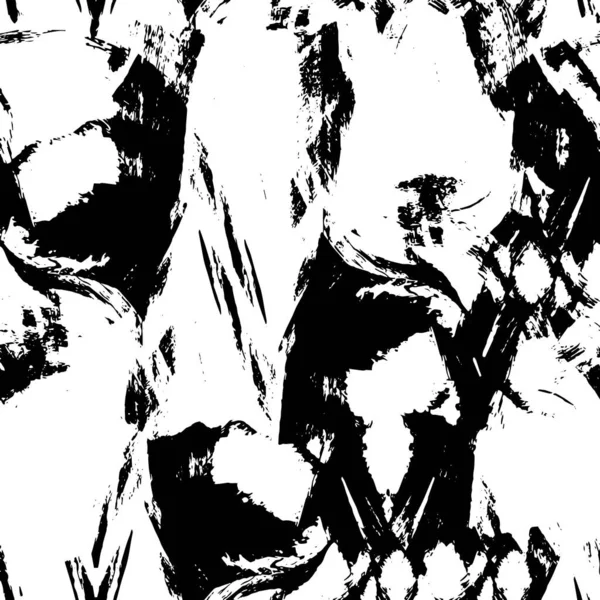Abstrakcyjny Czarny Biały Grunge Szablon Wektor Ilustracja — Wektor stockowy