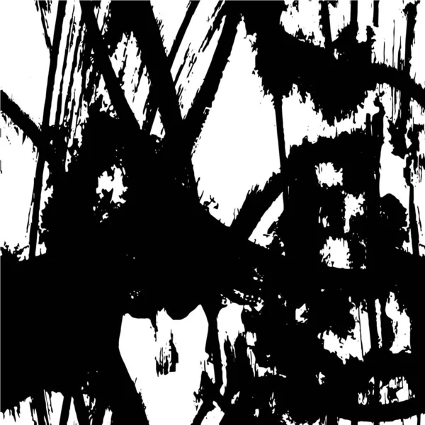 Șablon Abstract Grunge Alb Negru Ilustrație Vectorială — Vector de stoc